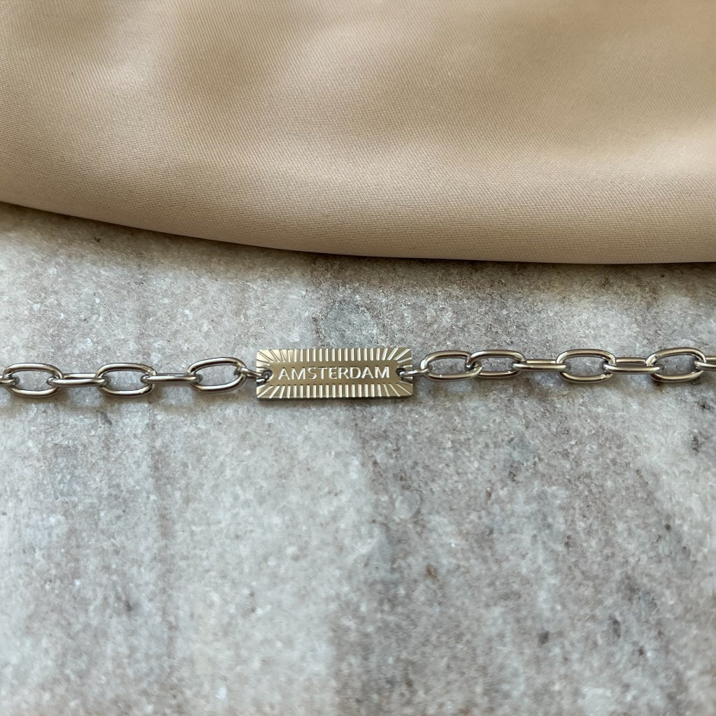 Armband Lonneke - zilver & goud
