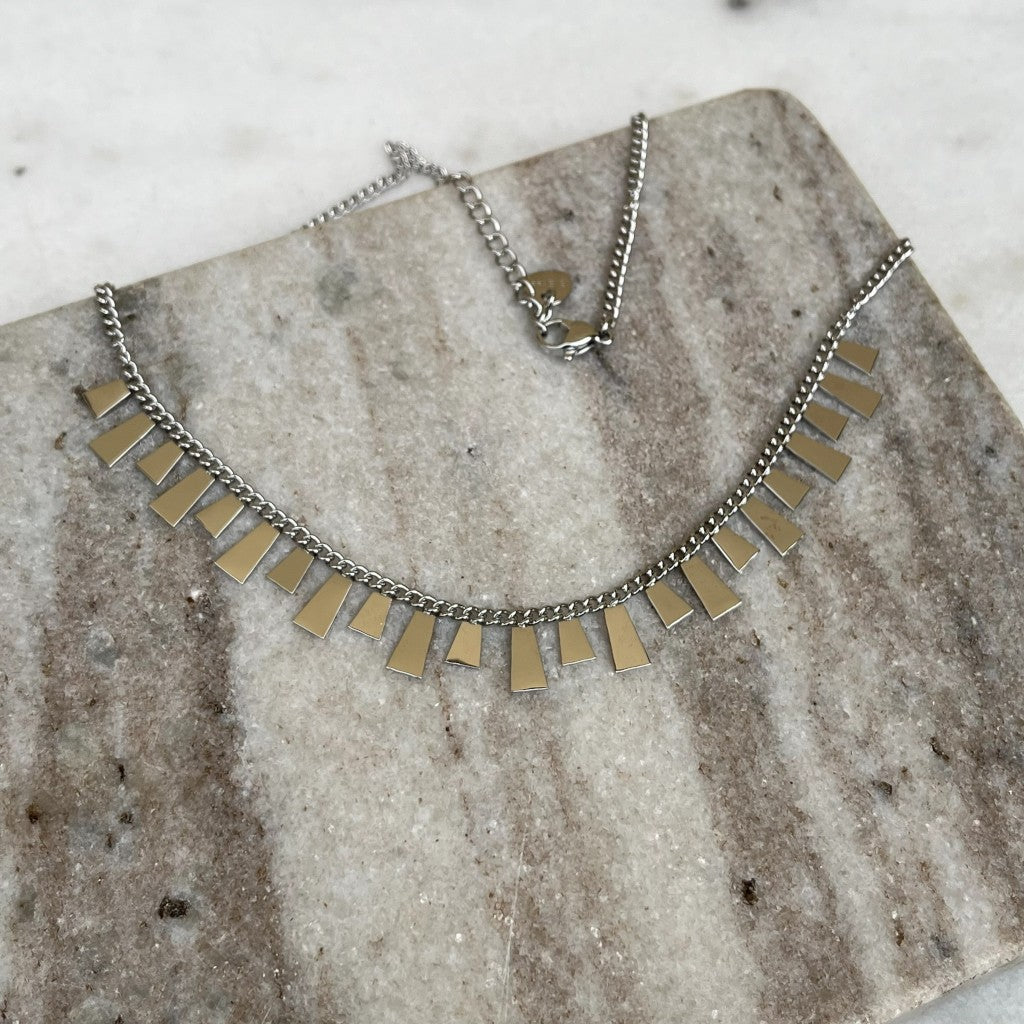 Ketting July - zilver & goud