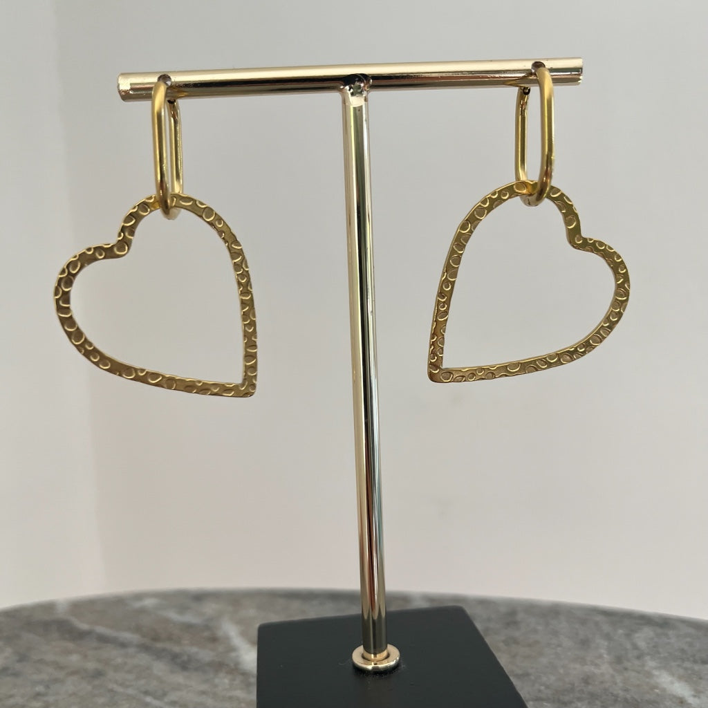Oorbel Juna - goud & zilver