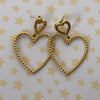 Oorbel Nina - zilver & goud