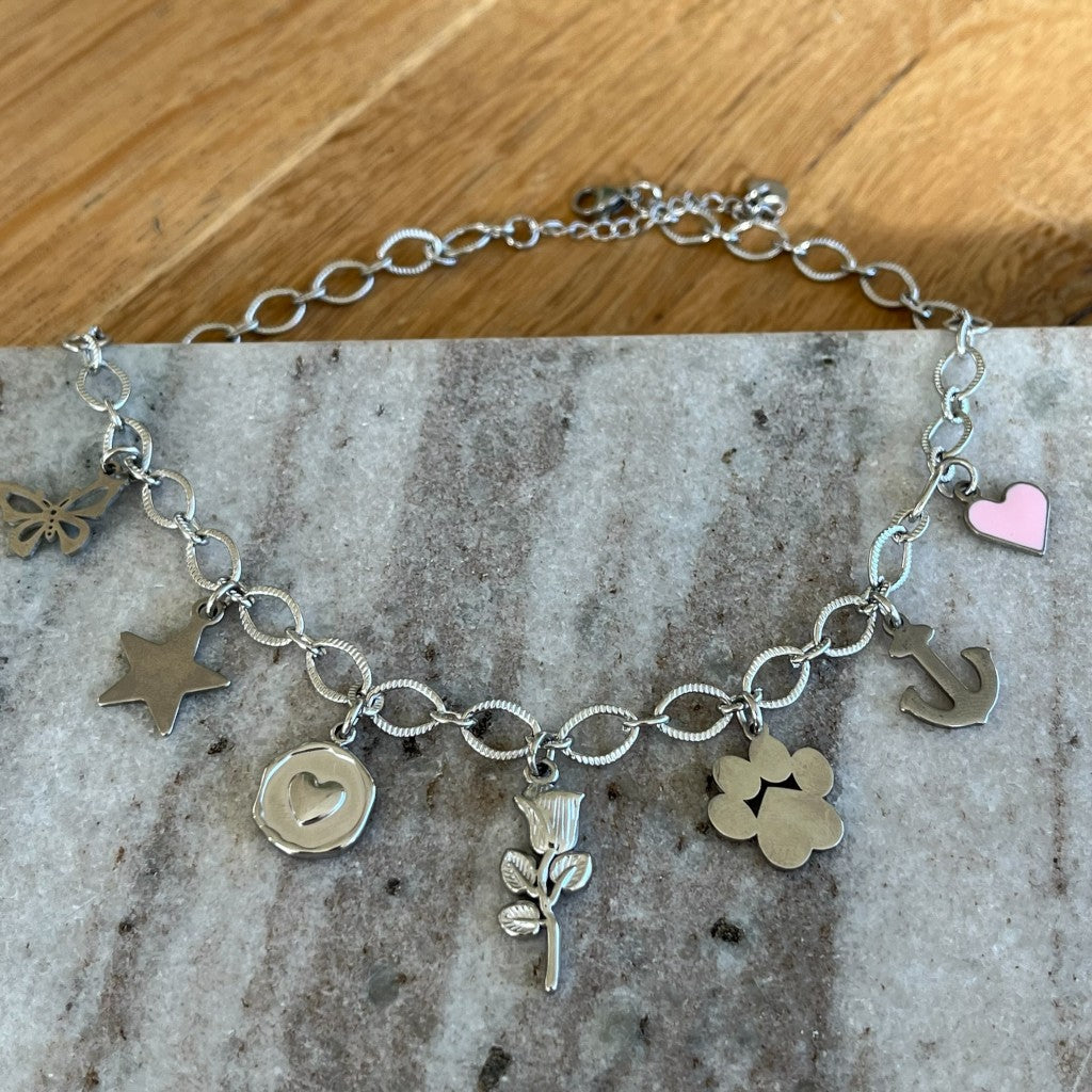 Kids ketting Vivian - zilver