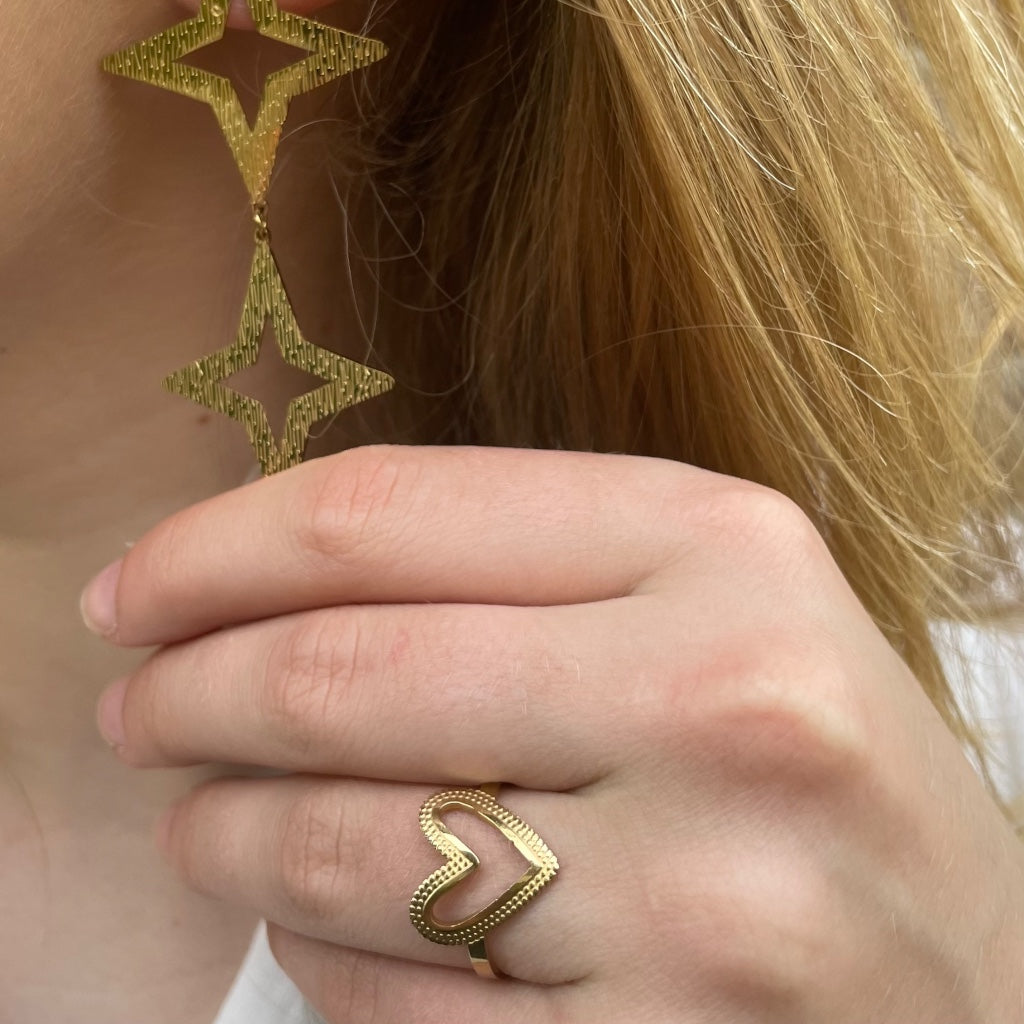 Ring Lize - goud & zilver