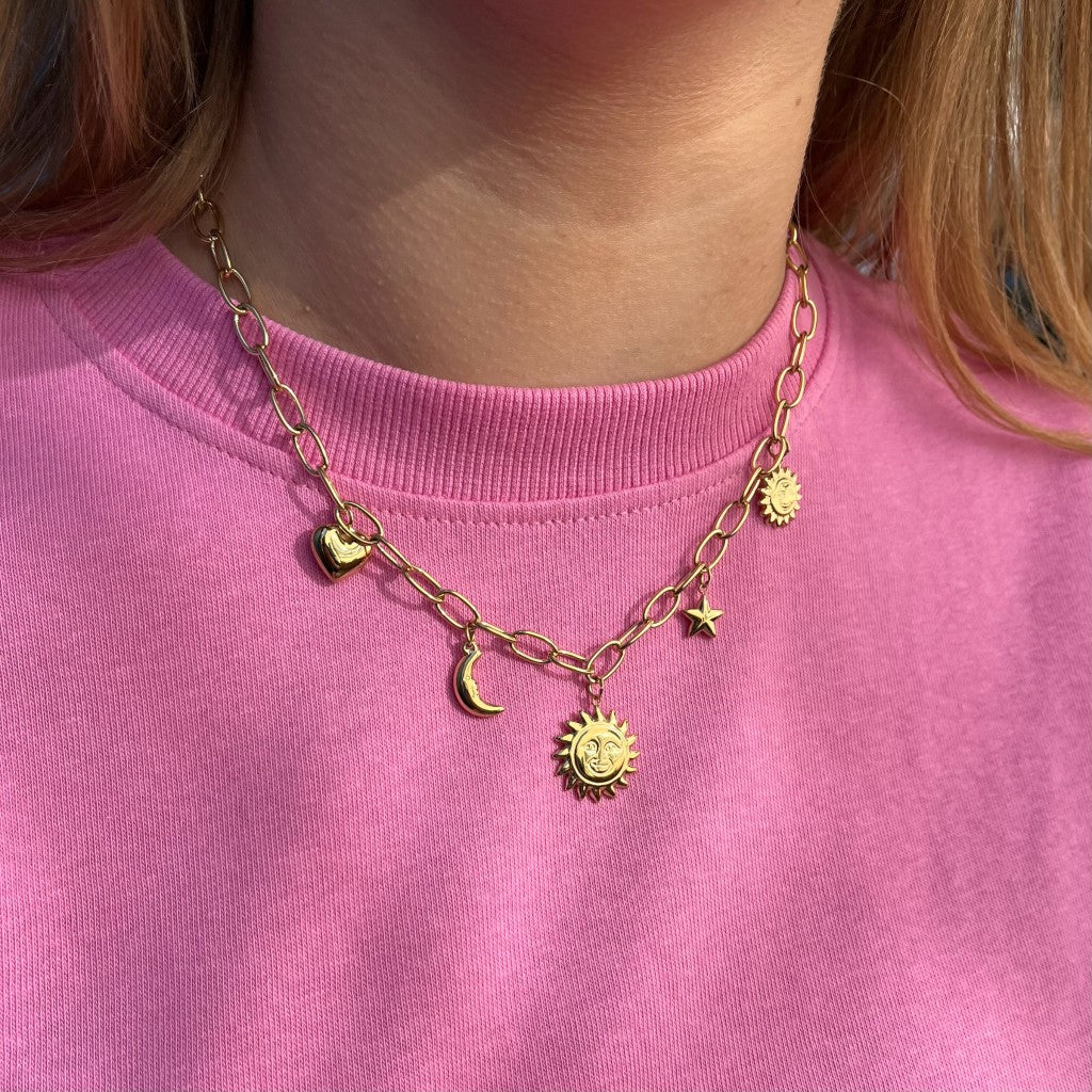 Ketting Pleuntje - goud