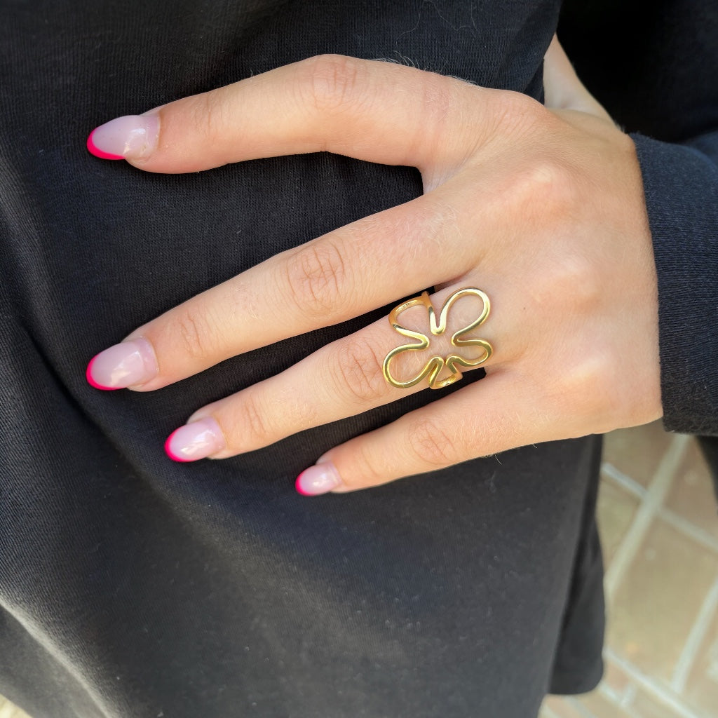 Ring Lian - goud & zilver