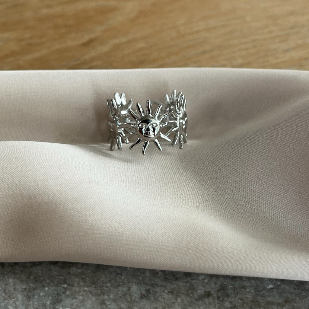 Ring Sunny - zilver & goud