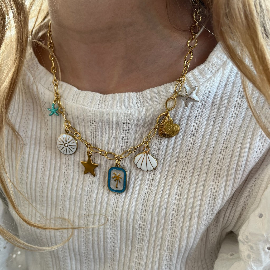 Kids ketting Auke - goud