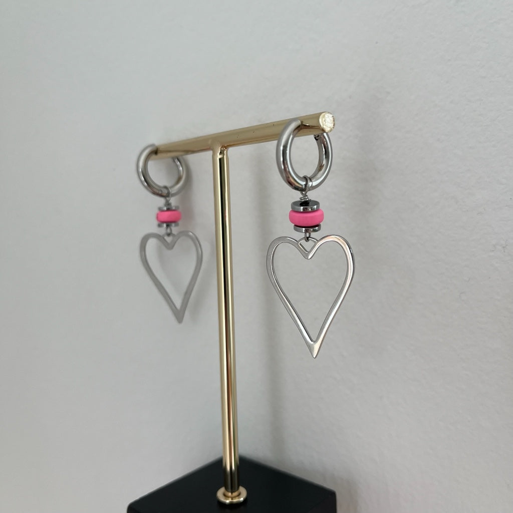 Oorbel Benthe- zilver