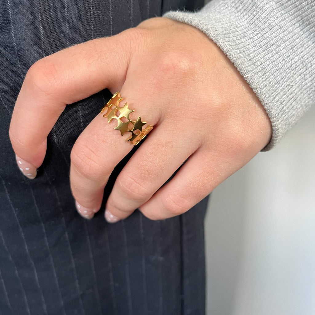 Ring Elin - zilver & goud