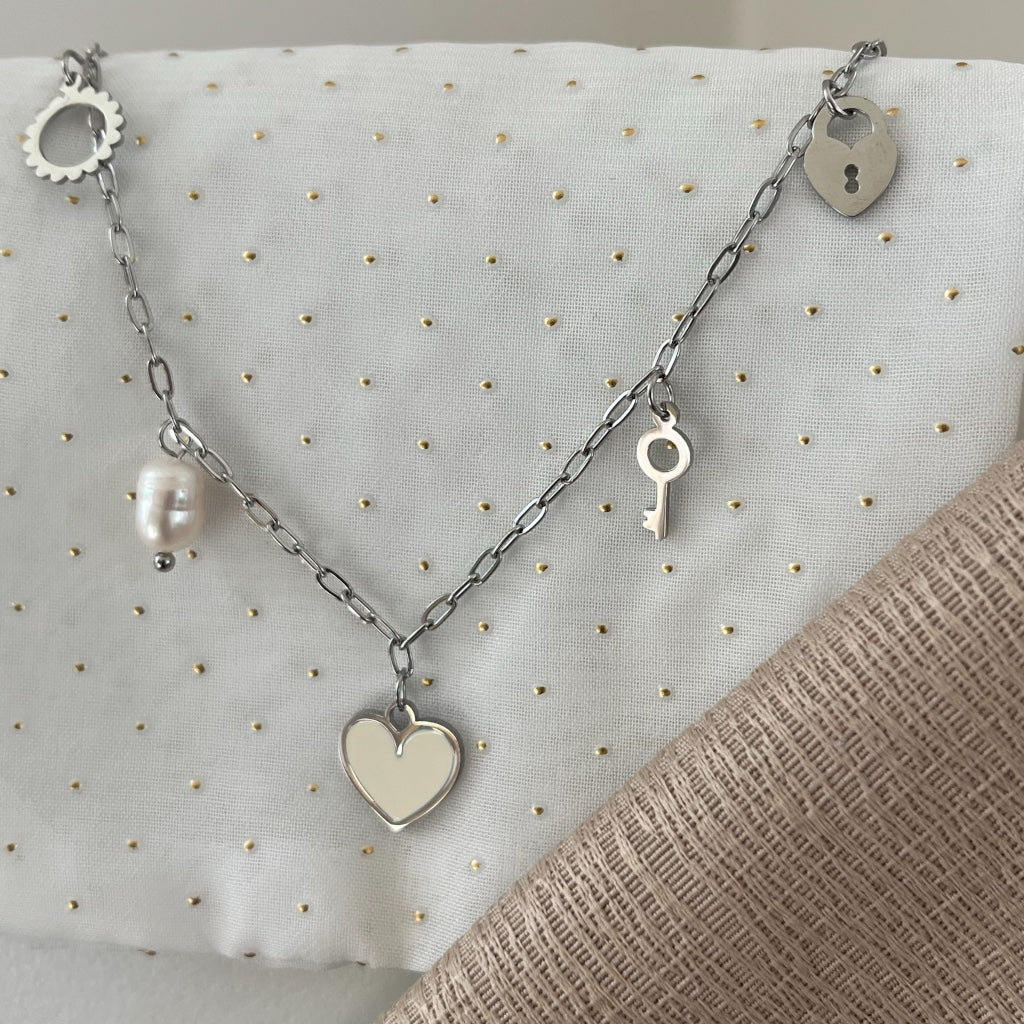 Ketting Evi - zilver & goud