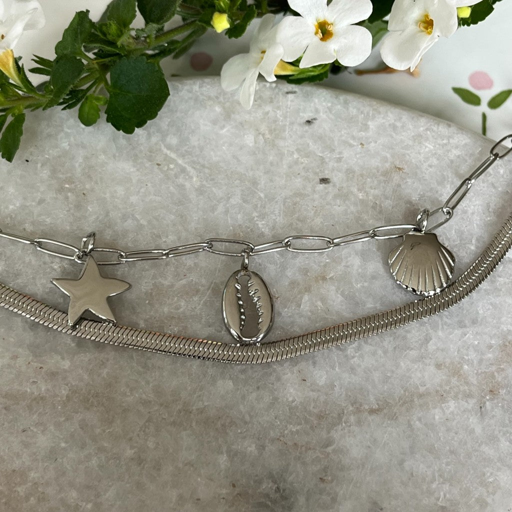 Armband Dian - goud & zilver