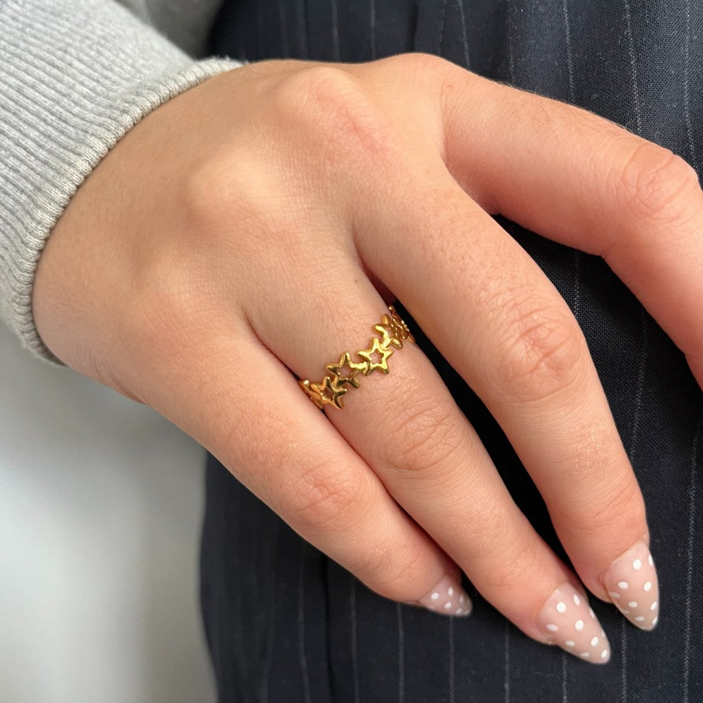 Ring Zara - zilver & goud