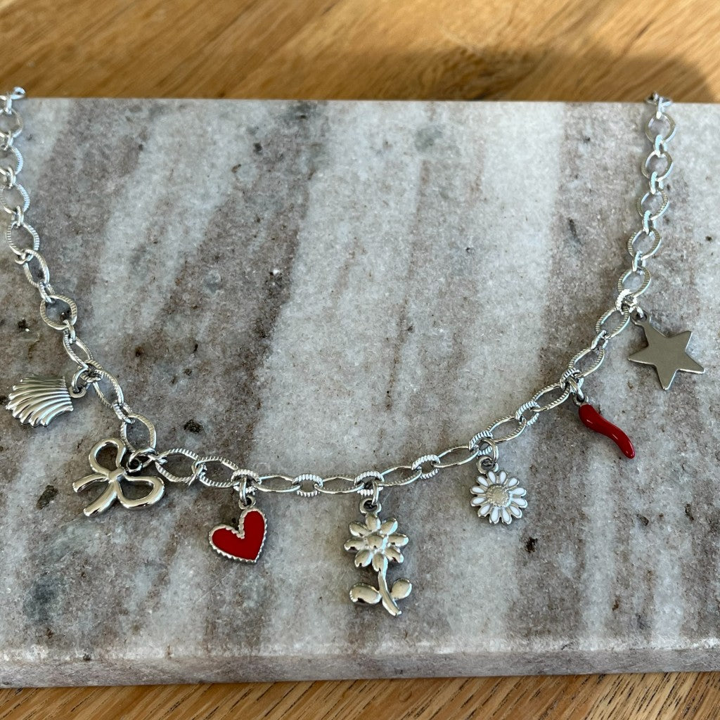 Kids ketting Raisa - zilver