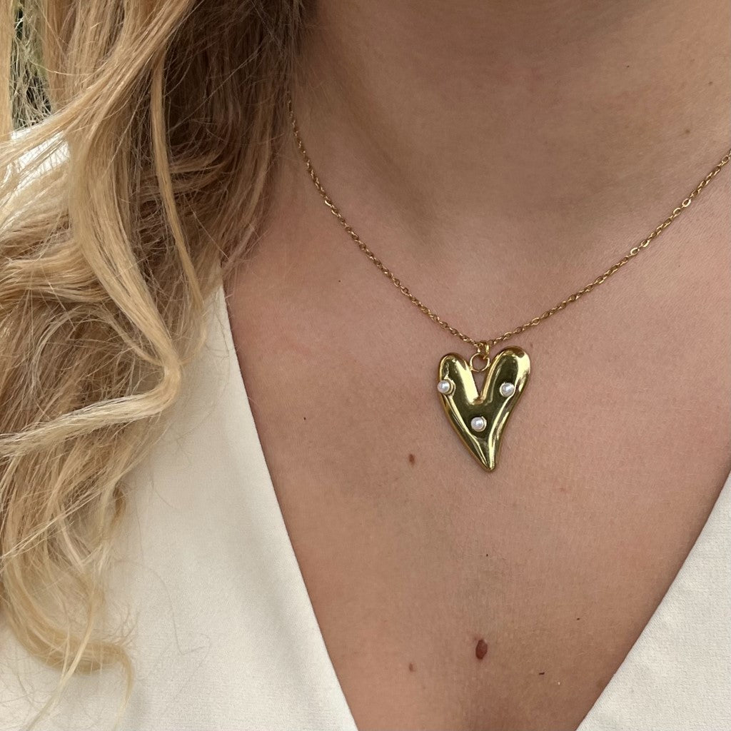 Ketting Olivia - goud & zilver