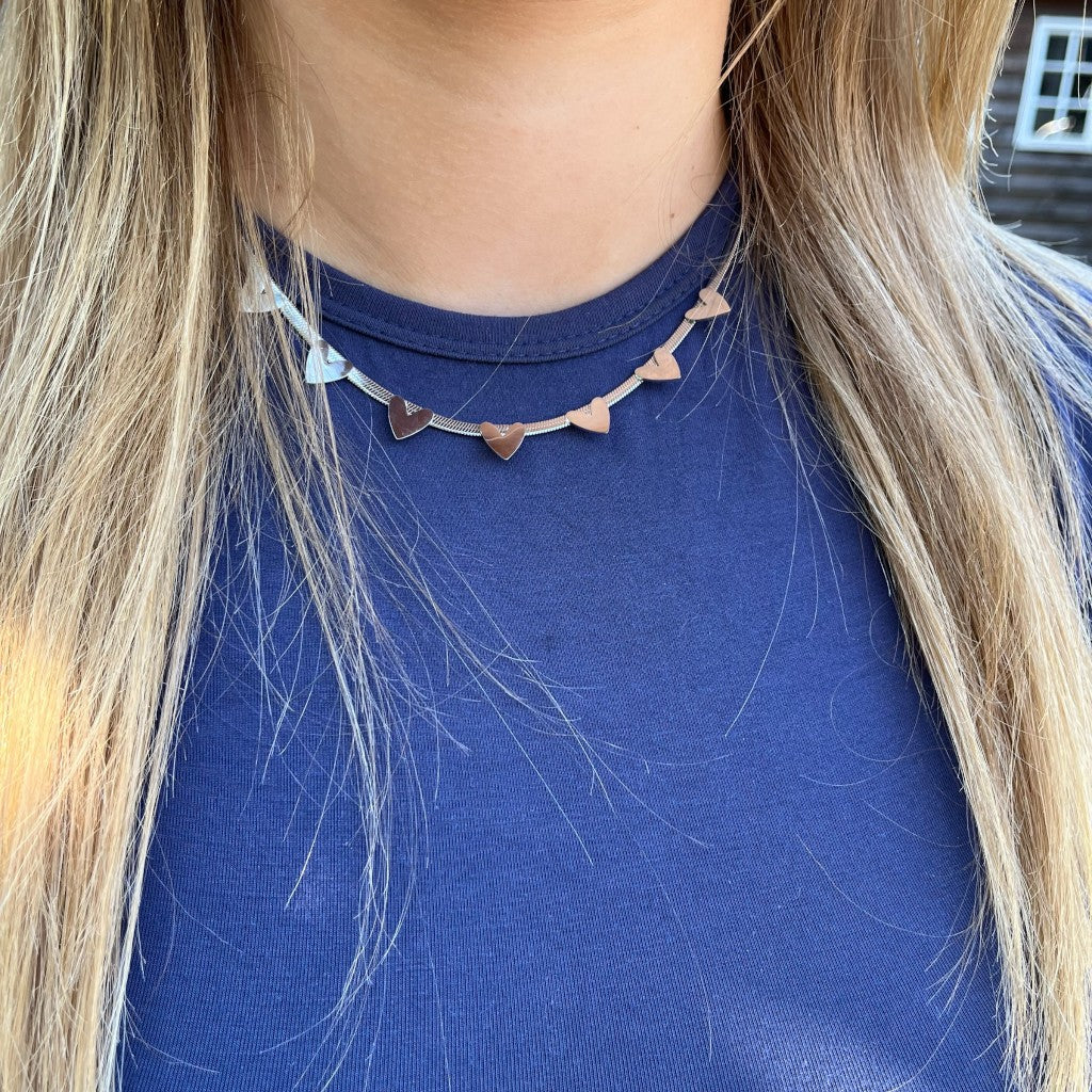 Ketting Gaby - goud & zilver
