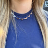 Ketting Gaby - goud & zilver
