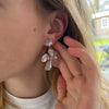 Oorbel Louise - goud & zilver