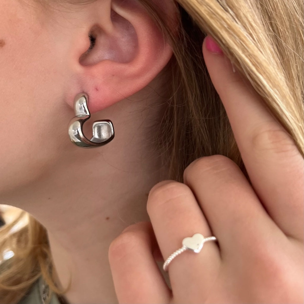 Oorbel Maddie - zilver