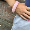 Armband Suzanne goud - oranje & roze & wit