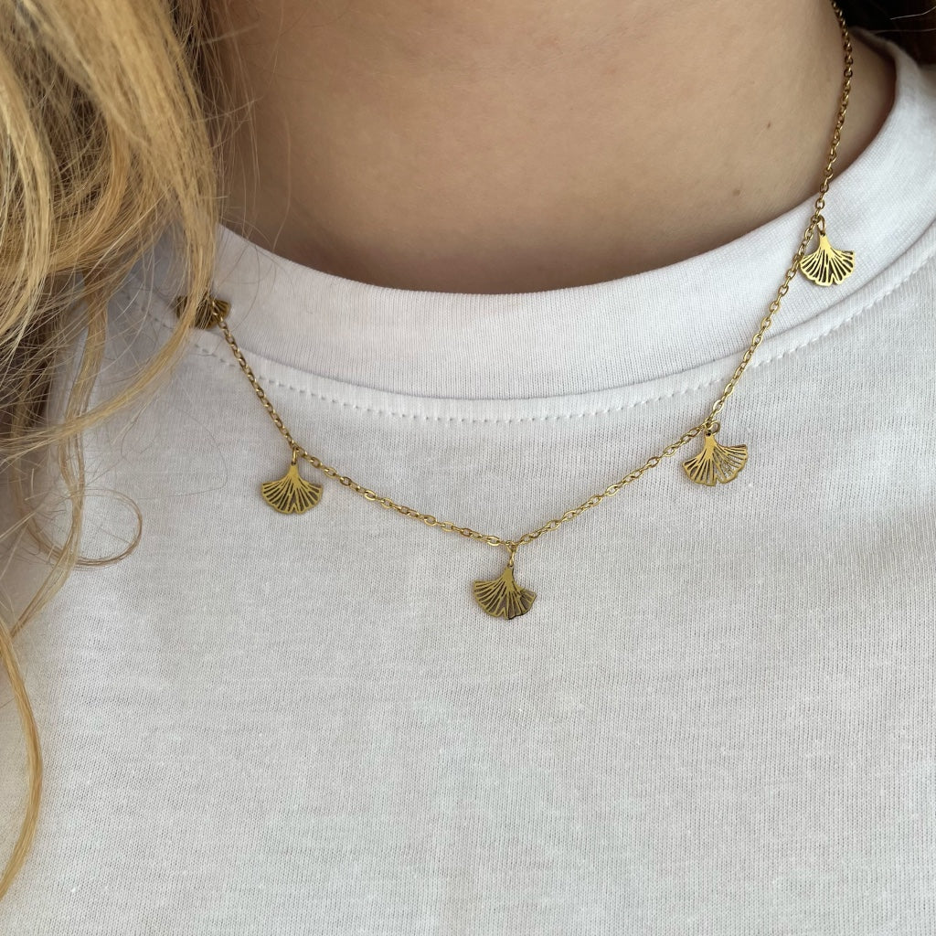 Ketting Kira - goud & zilver