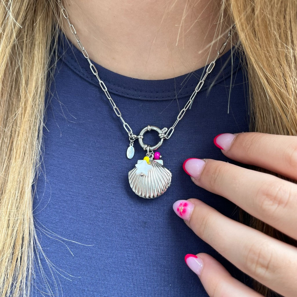 Ketting Indi - zilver