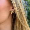 Oorbel Famke - zilver & goud