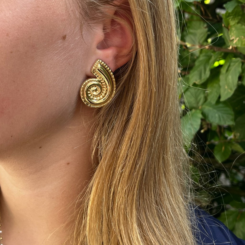 Oorbel Noah - goud & zilver
