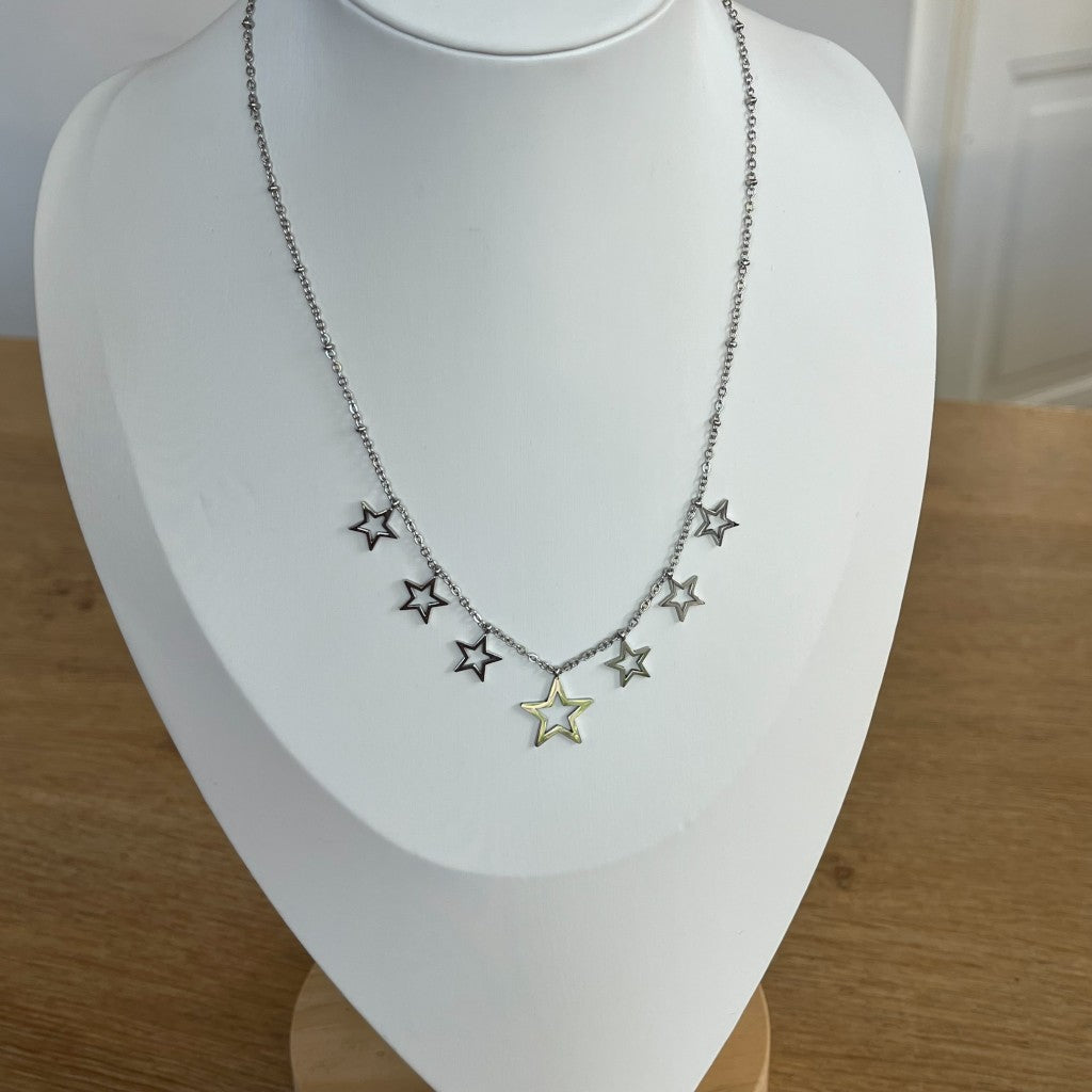 Ketting Bodine - goud & zilver