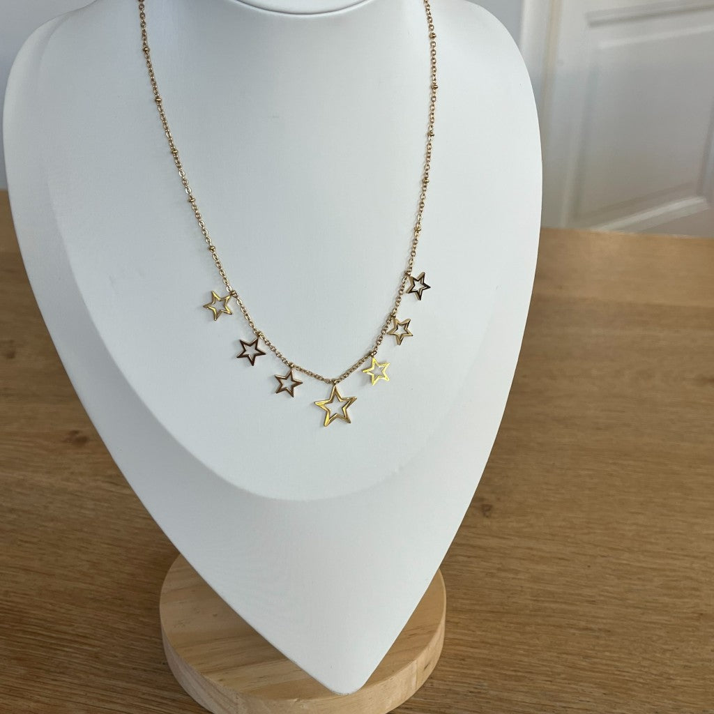 Ketting Bodine - goud & zilver