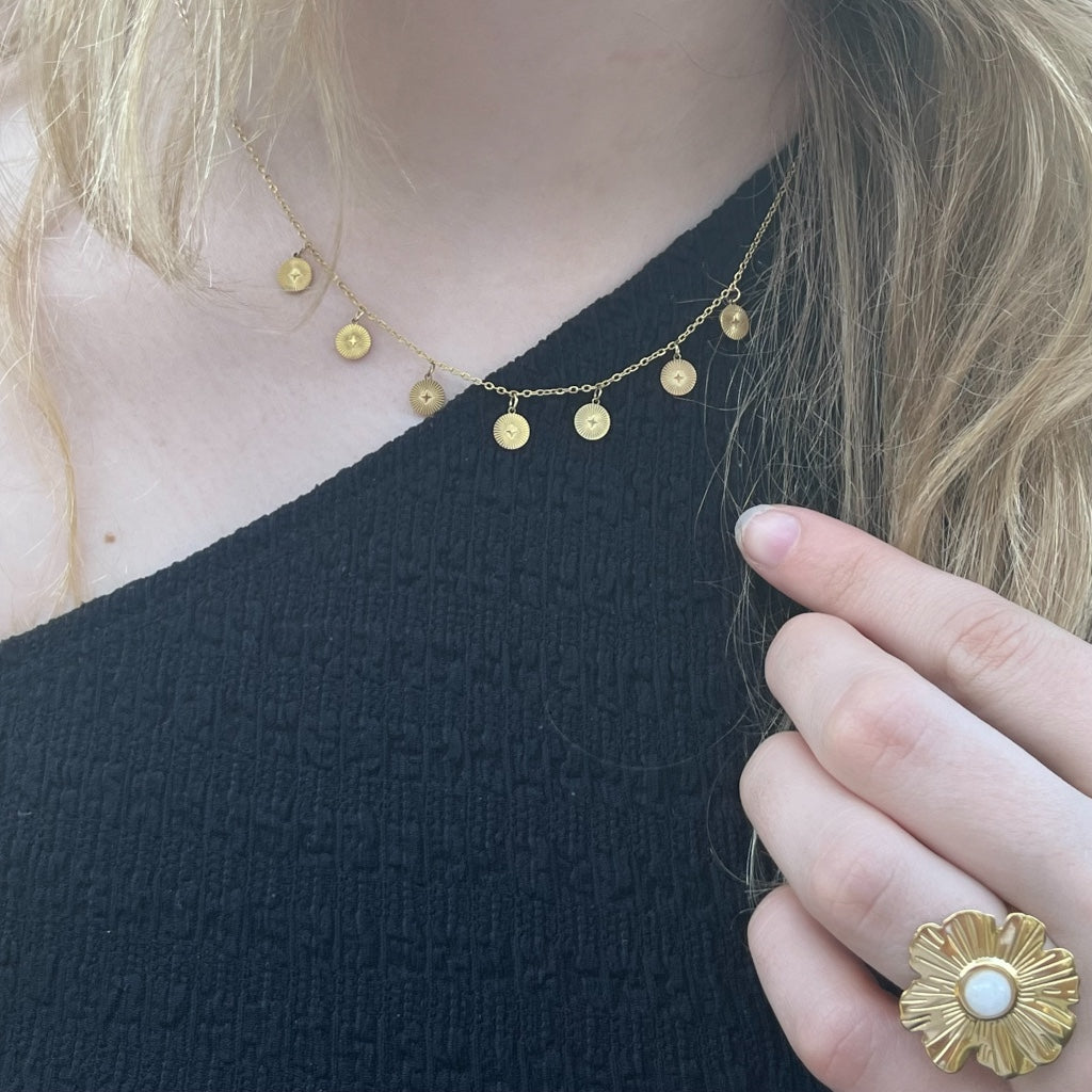 Ketting Jacey - goud