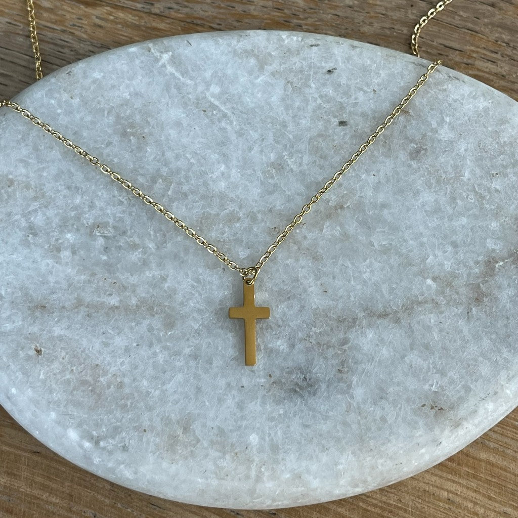 Ketting Teddy - goud & zilver