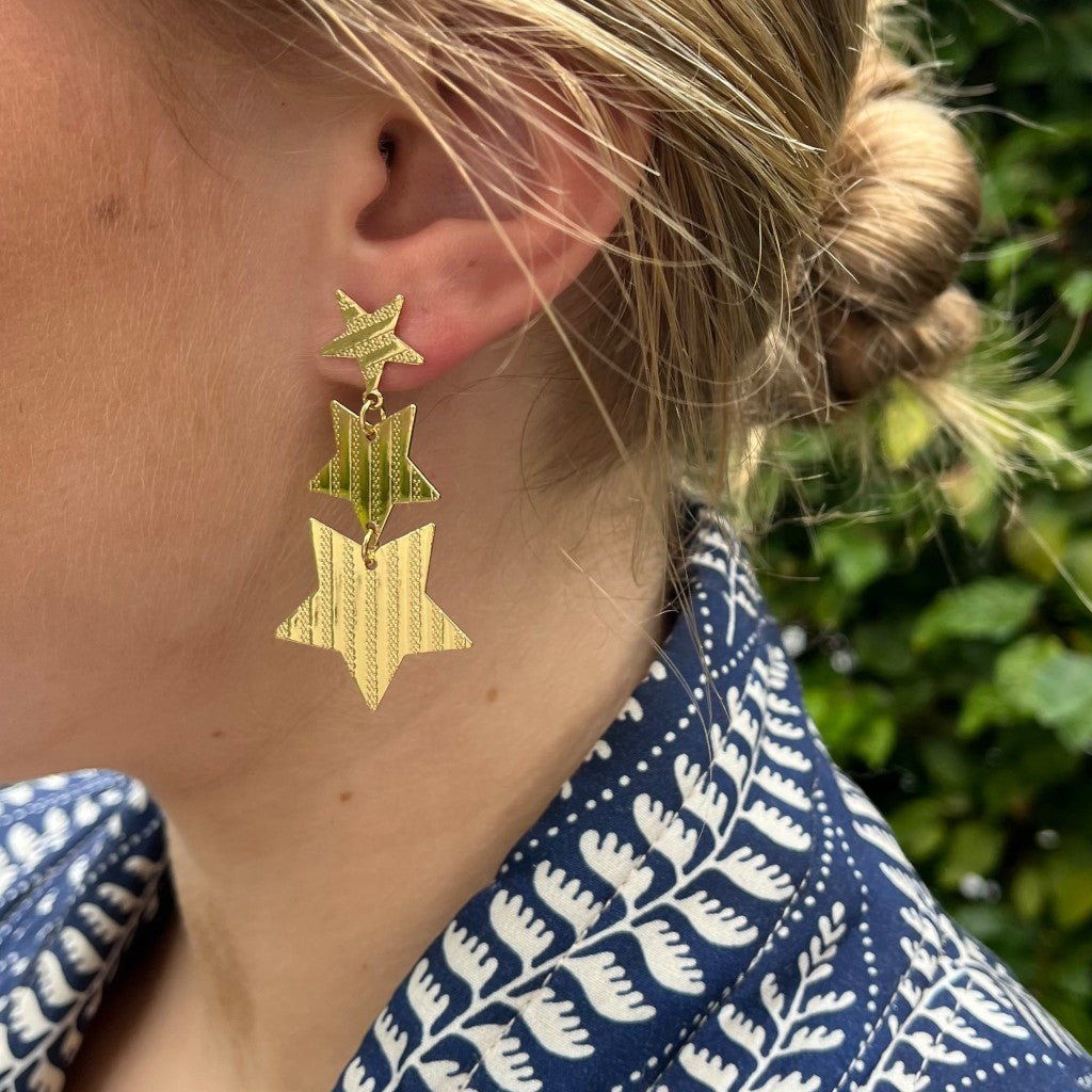 Oorbel Krista - goud