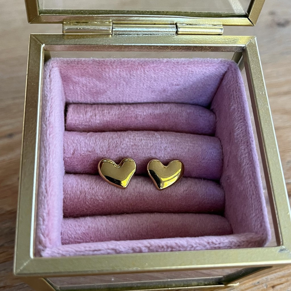 Oorbel Leonie - zilver & goud