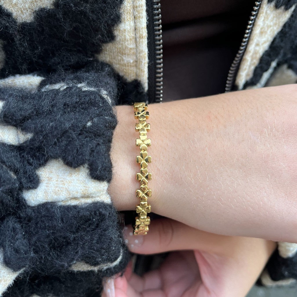 Armband Debora - zilver & goud