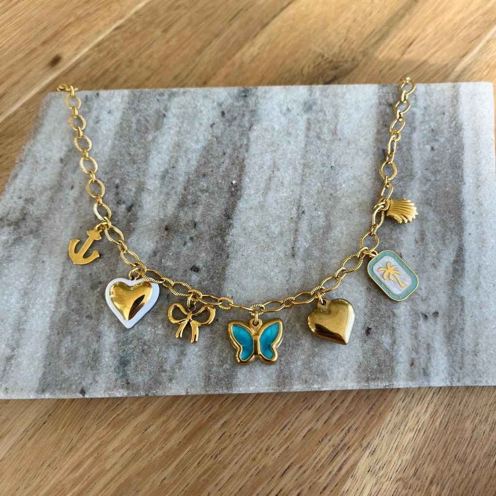 Kids ketting Lisa Marie - goud