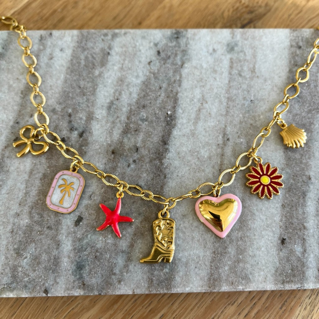 Kids ketting Yaélle - goud