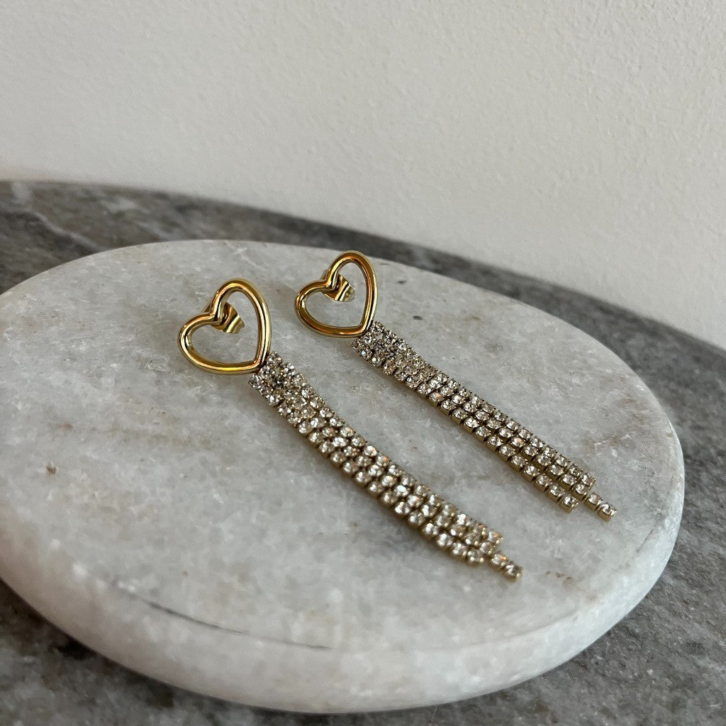 Oorbel Fabine - goud