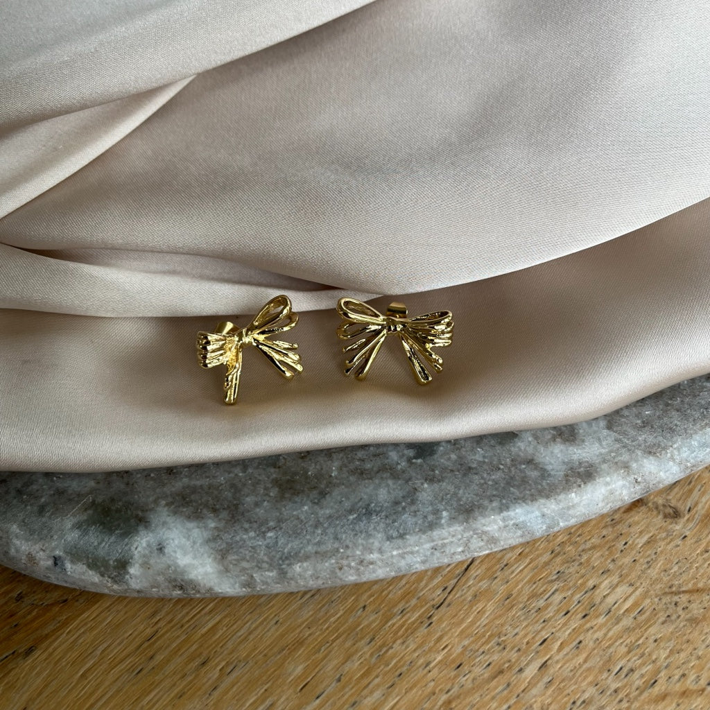 Oorbel Lopke - goud & zilver