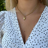 Ketting Madelief - zilver & goud