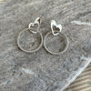 Oorbel Laura - goud & zilver