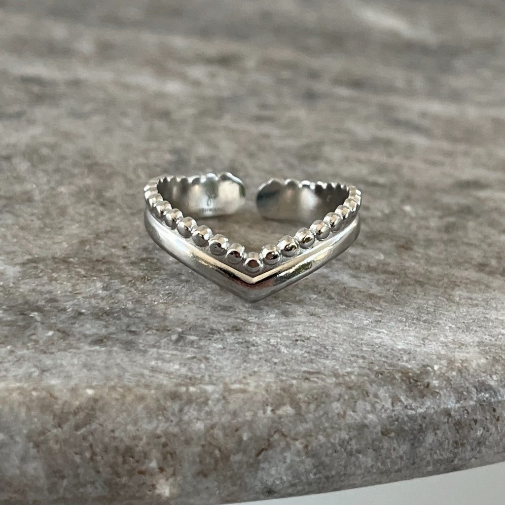 Ring Rosa - zilver & goud