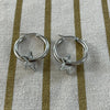 Oorbel June - goud & zilver