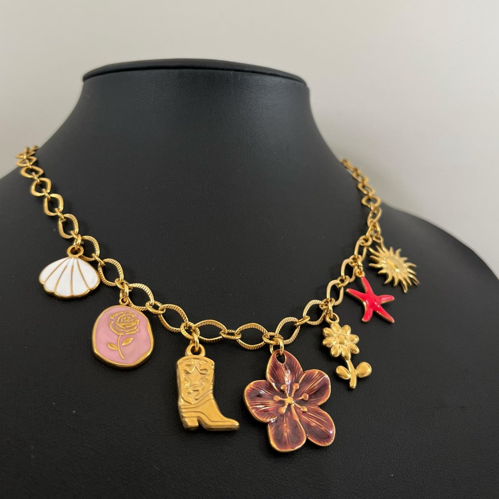 Ketting Rosie - goud