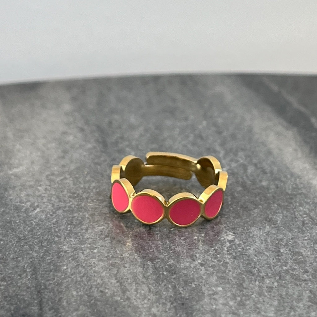 Ring Merel - zilver & goud