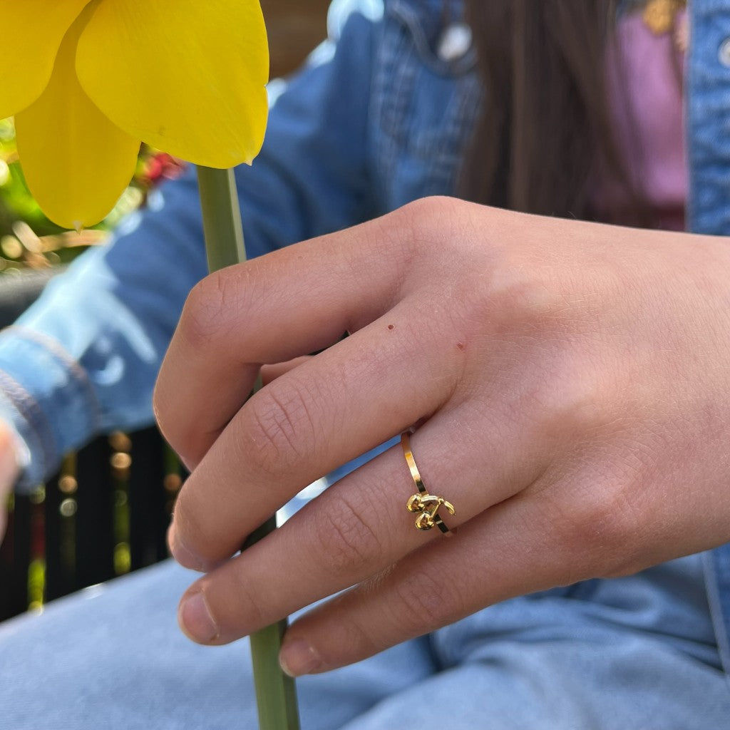 Kids ring Merit - goud