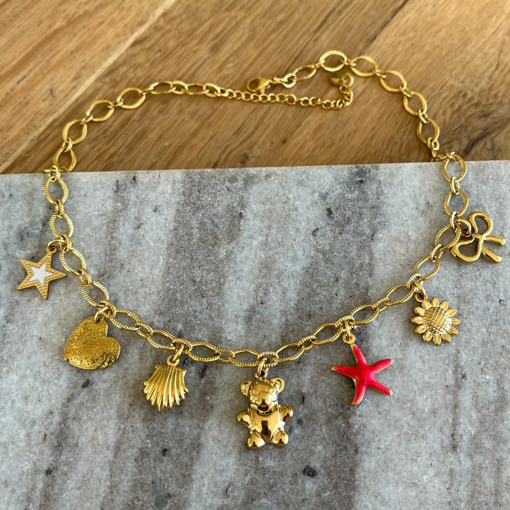 Kids ketting Yasmine - goud