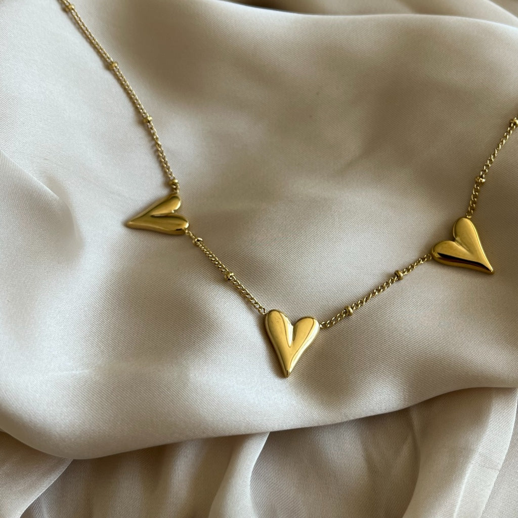 Ketting Marle - zilver & goud