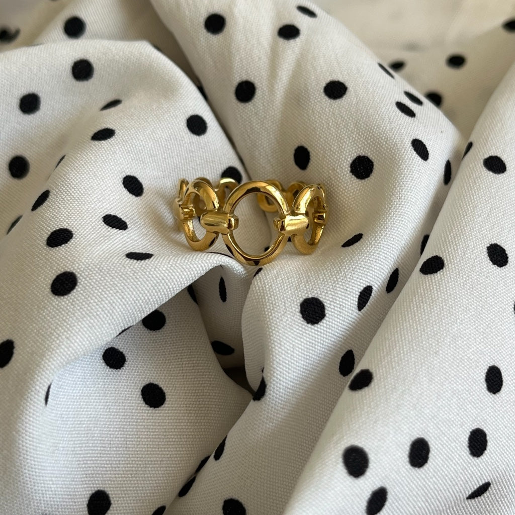 Ring Flore - goud & zilver