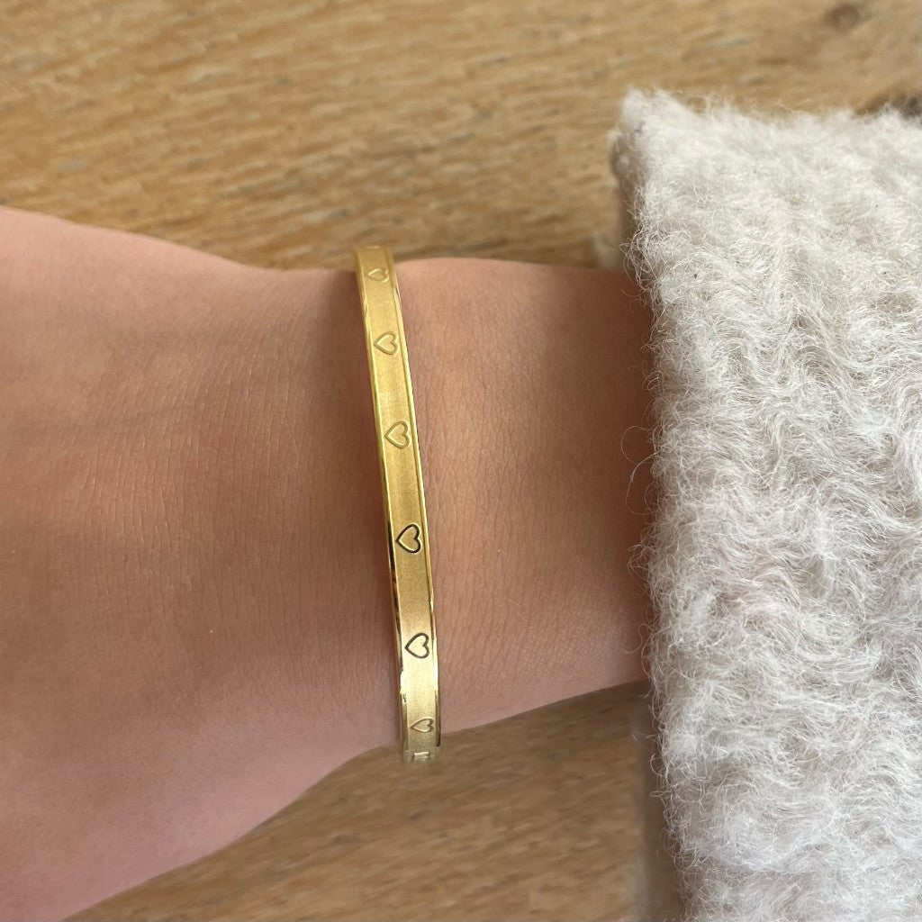 Kids armband Elin - goud & zilver