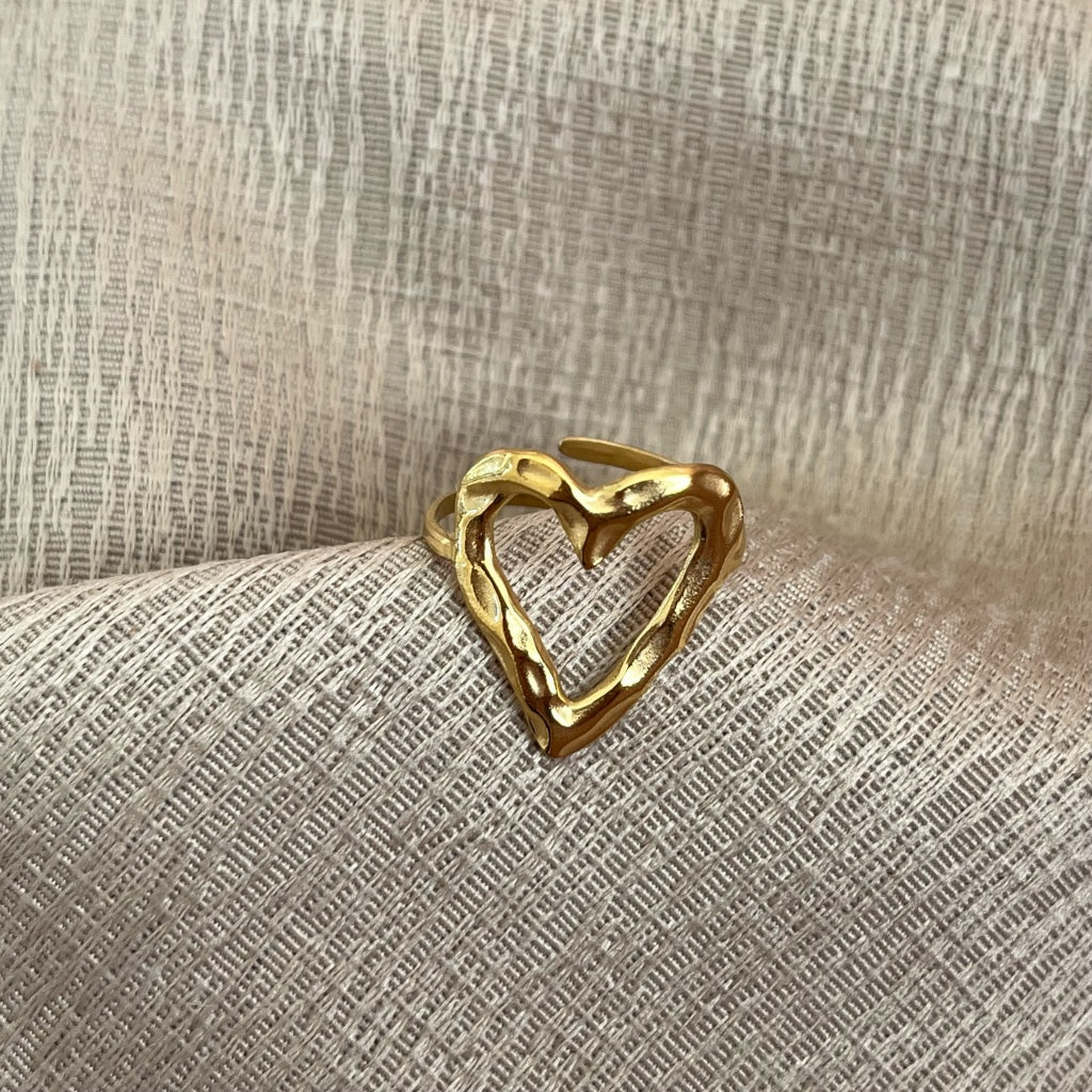 Ring Kelly - zilver & goud