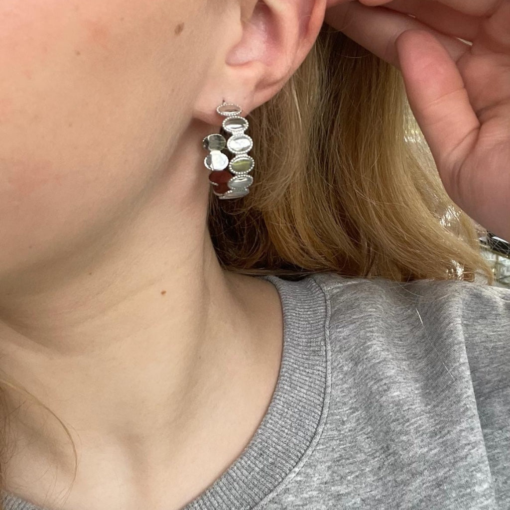 Oorbel Nora - zilver